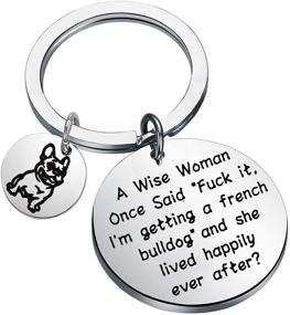 img 4 attached to TGBJE Bulldog Getting Happily Keychain