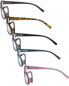 img 2 attached to Affordable and Stylish: Eyekepper 5 Pack Reading Glasses for Women, Ideal Small Readers +3.00 Strength