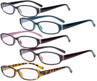 affordable and stylish: eyekepper 5 pack reading glasses for women, ideal small readers +3.00 strength logo