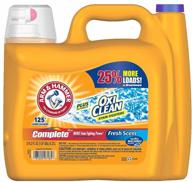 arm & hammer complete with oxi 🧺 clean liquid laundry detergent review: 214.2 fluid ounce size logo
