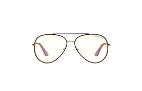 img 1 attached to Очки для игр Gunnar Optiks Maverick/Черные и Золотые - защита от 35% синего света, блокирование 100% ультрафиолетового света, антибликовое покрытие для защиты, уменьшения усталости и сухости глаз - Черно/Золотые - Совместимы с несколькими устройствами