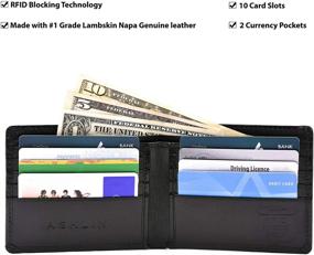 img 3 attached to Blocking Leather Currency Compartment RFID5748 07 01