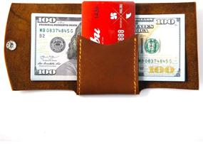 img 1 attached to Trifold Leather Wallet Designer Travel Men's Accessories