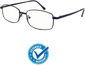 img 3 attached to 👓 Ultimate Protection for Eyes: Blue Light Blocking Rectangle Glasses for Women and Men