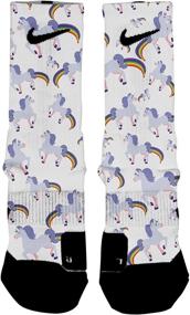 img 1 attached to Настраиваемые носки "HoopSwagg Rainbow Farting Unicorns
