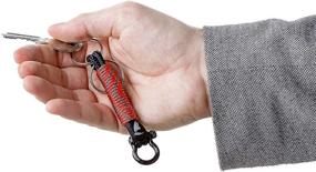 img 3 attached to Wind Passion Paracord Keychain Survival Men's Accessories