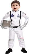 halloween unisex astronaut costume stripes logo