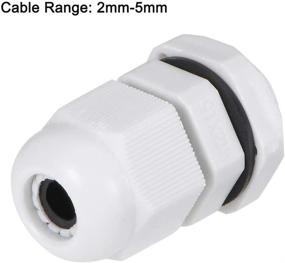 img 3 attached to Uxcell M12X1 5 2Mm 5Mm Waterproof Adjustable Industrial Electrical