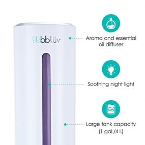 img 1 attached to 🌬️ bblüv ümi - 3-in-1 Ultrasonic Humidifier, Air Purifier, and Aroma Diffuser with Large Capacity - Ideal for Nursery (Celsius)