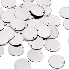 img 2 attached to 🐼 Pandahall Stainless Stamping Pendants: Essential Metal Stamping Tools for Beading & Jewelry Making