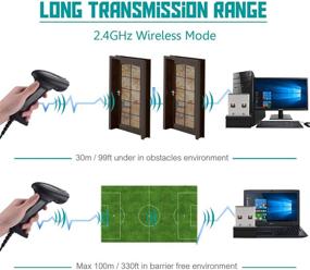 img 1 attached to Wireless Barcode WoneNice Handheld Computer