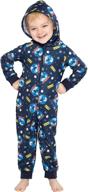 👶 believe toddler kids polar express hooded footie pajamas - one-piece footless sleeper union suit logo