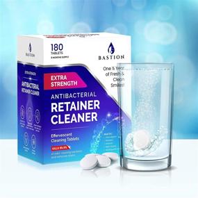 img 3 attached to 🧼 180 Effervescent Tablets for Retainer Cleaning & Denture Cleansing - 6 Month Supply - Stain & Odor Removal, Plaque Remover - Ideal for Clear Aligners, Mouth & Night Guards, All Oral/Dental Appliances