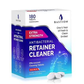 img 4 attached to 🧼 180 Effervescent Tablets for Retainer Cleaning & Denture Cleansing - 6 Month Supply - Stain & Odor Removal, Plaque Remover - Ideal for Clear Aligners, Mouth & Night Guards, All Oral/Dental Appliances
