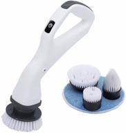 cordless electric scrubber rotation handheld logo