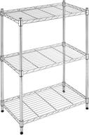 🗄️ whitmor supreme small 3 tier shelving: adjustable chrome storage solution logo