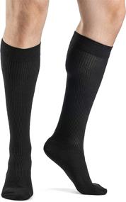 img 3 attached to 🧦 Revitalize Your Legs with SIGVARIS Men's Casual Cotton 186 Calf High Compression Socks 15-20mmHg