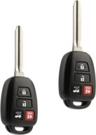 car key fob keyless entry remote fits 2014-2016 toyota camry / 2013-2015 rav4 / 2014-2016 corolla (hyq12bdm logo