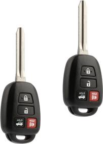 img 2 attached to Car Key Fob Keyless Entry Remote Fits 2014-2016 Toyota Camry / 2013-2015 Rav4 / 2014-2016 Corolla (HYQ12BDM