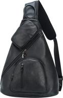 🎒 premium leather outdoor shoulder daypack for enhanced seo logo