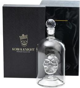 img 4 attached to Kobi Knight Premium Skull Decanter