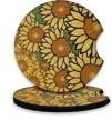 sunflower coasters neoprene accessories glryjet logo