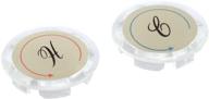 🔴 clear acrylic universal index buttons, hot/cold, 1-5/16 in. diameter, pack of 2 by prime-line mp54300 logo