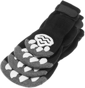 img 2 attached to 🐾 Keeping Your Pup Safe: BINGPET Anti Slip Dog Socks with Grips for Hardwood Floors