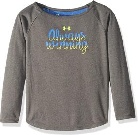 img 2 attached to 👕 Under Armour Girls' Active Toddler Sleeve T-Shirt in Clothing