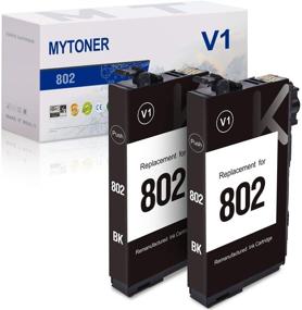 img 4 attached to 🖨️ Premium 2-Pack MYTONER Remanufactured Ink Cartridge for Epson 802/802XL - Black Ink Replacement for Workforce Pro WF-4720/4730/4734/4740, EC-4020/4030/4040 Printer