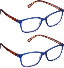 img 4 attached to Women's Fashionable Ready to Wear Reading Glasses - 2 Pack by Read Optics: Enhance Your Style and Vision