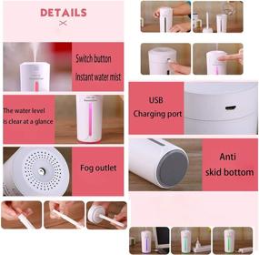 img 1 attached to Portable Humidifier Colorful Atmosphere Suitable