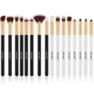 🐼 refand professional 16pcs eyeshadow brushes set: panda eye makeup brushes with premium wooden handles for eye shadow, concealer, eyebrow, eyelash, and eye liners - blending cosmetic brushes logo