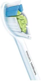 img 1 attached to 💎 Set of 4 Philips Sonicare HX6064/10 Best White W2 Brush Heads with BrushSync for Effective Teeth Whitening