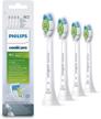 💎 set of 4 philips sonicare hx6064/10 best white w2 brush heads with brushsync for effective teeth whitening logo
