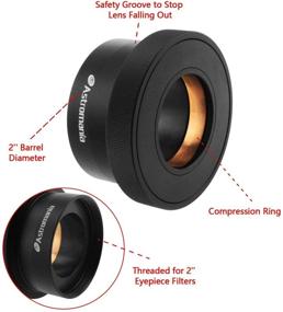 img 3 attached to 🔒 Astromania 1.25"/2" Twist-Lock Adapter: Securely and Precisely Secures Your Eyepieces