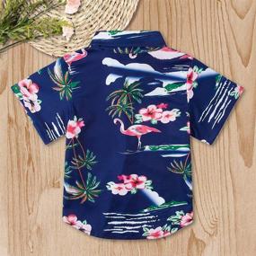 img 2 attached to 🌺 Enlifety Hawaiian Vacation Christmas Girls' Tops, Tees & Blouses - Ideal Clothing