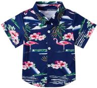 🌺 enlifety hawaiian vacation christmas girls' tops, tees & blouses - ideal clothing logo