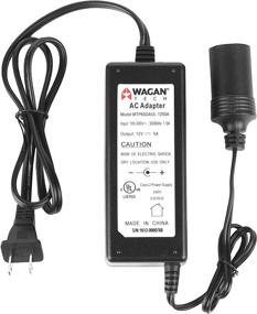 img 3 attached to Wagan EL9903 5A Power Adapter - Efficiently 🔌 Converts 110V AC to 12V DC, UL Listed, Black