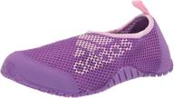 adidas outdoor kurobe girls' sports walking shoes: comfortable and stylish footwear for active girls logo