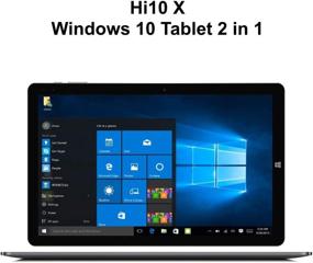 img 1 attached to 📱 CHUWI Hi10 X 10.1" Tablet PC, Windows 10 with Intel N4100 Quad Core, 6GB RAM and 128GB ROM, 1920X1200 IPS Screen, Type-C, BT5.0, WiFi, 2 in 1 Tablet (6GB/128GB)