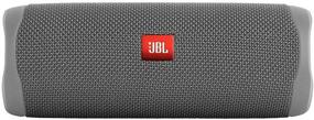 img 3 attached to Переносной водонепроницаемый Bluetooth-колонка JBL Flip 5 - Пара (Серый)