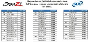 img 1 attached to 🚗 SZ480 Super Z8 8 мм коммерческая и легковая цепь для сцепления с шинами грузового и легкого автомобиля - комплект из 2 шт. от компании Security Chain Company.
