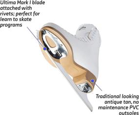 img 1 attached to ⛸️ Enhance Your Ice Skating Experience with Jackson Classic SoftSkate 380 Womens/Girls Ice Figure Skates