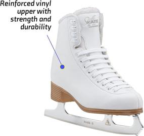 img 3 attached to ⛸️ Enhance Your Ice Skating Experience with Jackson Classic SoftSkate 380 Womens/Girls Ice Figure Skates