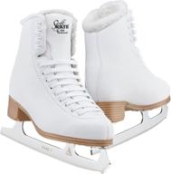 ⛸️ enhance your ice skating experience with jackson classic softskate 380 womens/girls ice figure skates logo