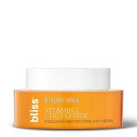 🌟 bliss bright idea vitamin c & tri-peptide collagen-protecting skin care for brightening, spot diminishing, and visible firming - clean, paraben-free, cruelty-free, vegan eye cream logo