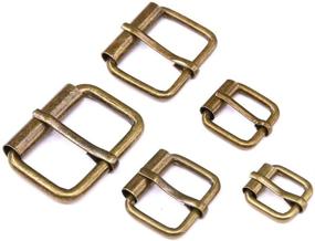 img 4 attached to 🔗 50 Pcs Bronze Metal Roller Buckles Assorted Sizes for Belts, Bags, DIY Accessories - 1/2 Inch, 5/8 Inch, 3/4 Inch, 1 Inch, 1-1/4 Inch