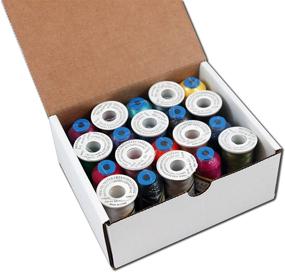 img 3 attached to 🧵 Threadart 20 Spool Polyester Embroidery Machine Thread Essential Colors - 1000M Spools 40wt: Perfect for Brother, Babylock, Janome, Singer, Pfaff, Husqvarna, and Bernina Machines! 10 Sets Available.