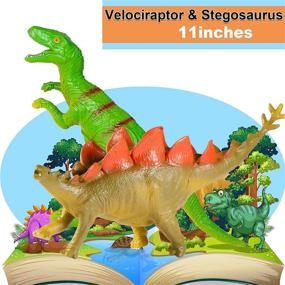 img 1 attached to 🦕 Jumbo Huge Dinosaur Toys Set - 6PCS
